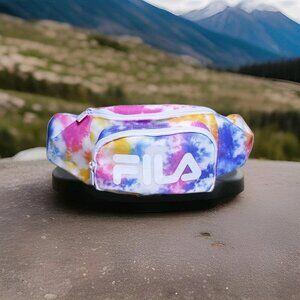 LOT of 5  Fila Heritage Fanny Pack Logo Tie-Dye Crossbody Belt Bag NWT [jb]